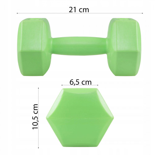 Гантель  Springos Hex 2 x 1.5 кг FA1031 - фото №5